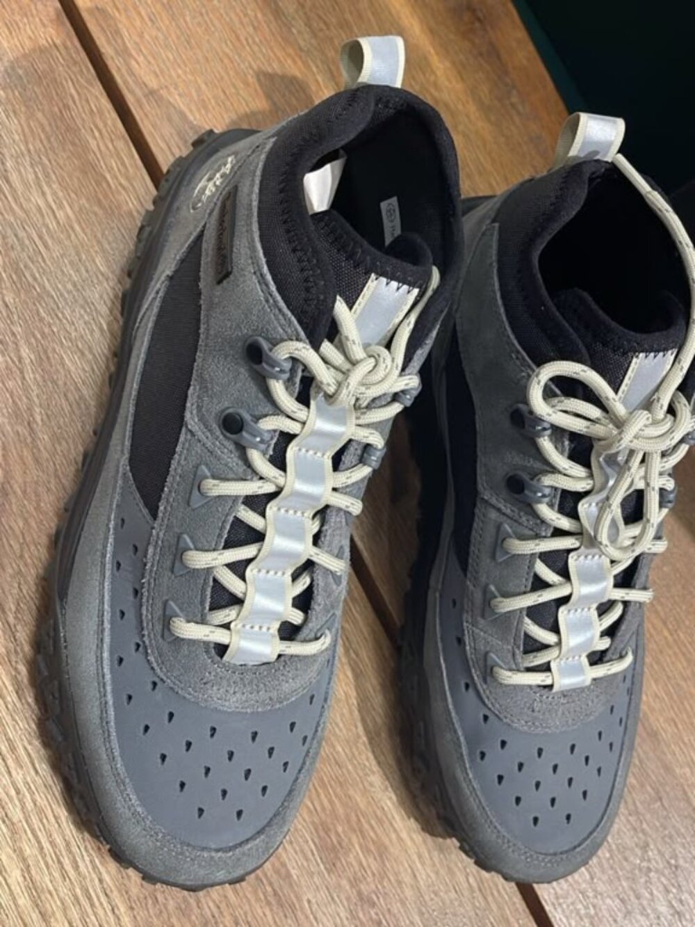 Timberland Men's Greenstride Motion 6 Mid Lace Sneakers Md Grey Black A6CW1-A40